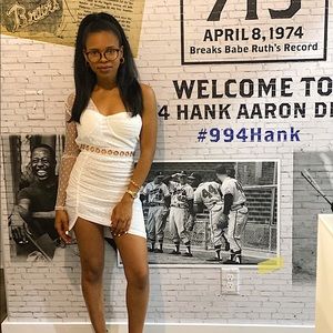 Mesh One-Shoulder Asymmetric Dress